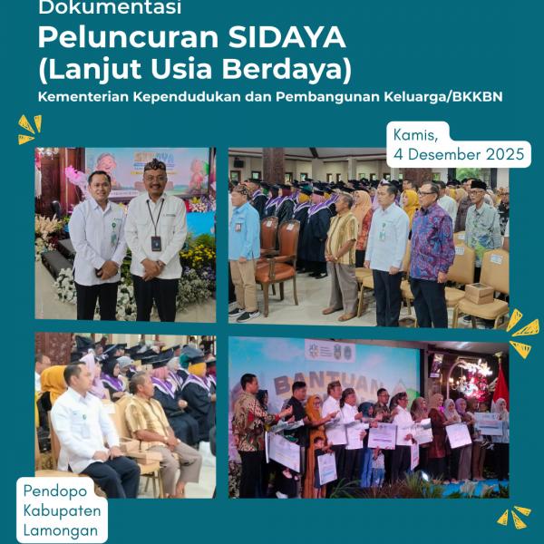 Peluncuran Program SIDAYA (Lanjut Usia Berdaya) di Provinsi Jawa Timur